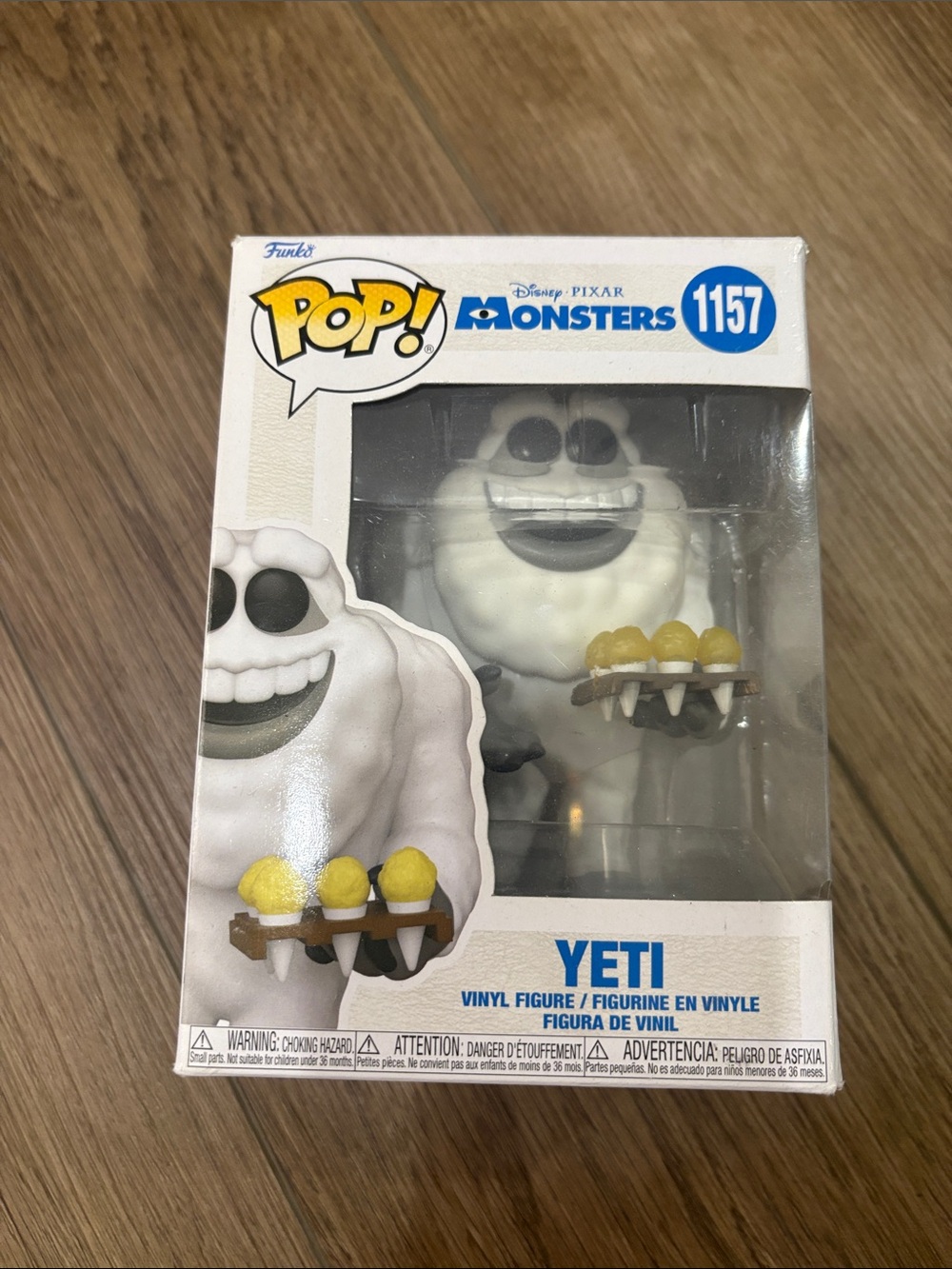 Funko Yeti Vinyl Figure -Pixar Monsters #1157